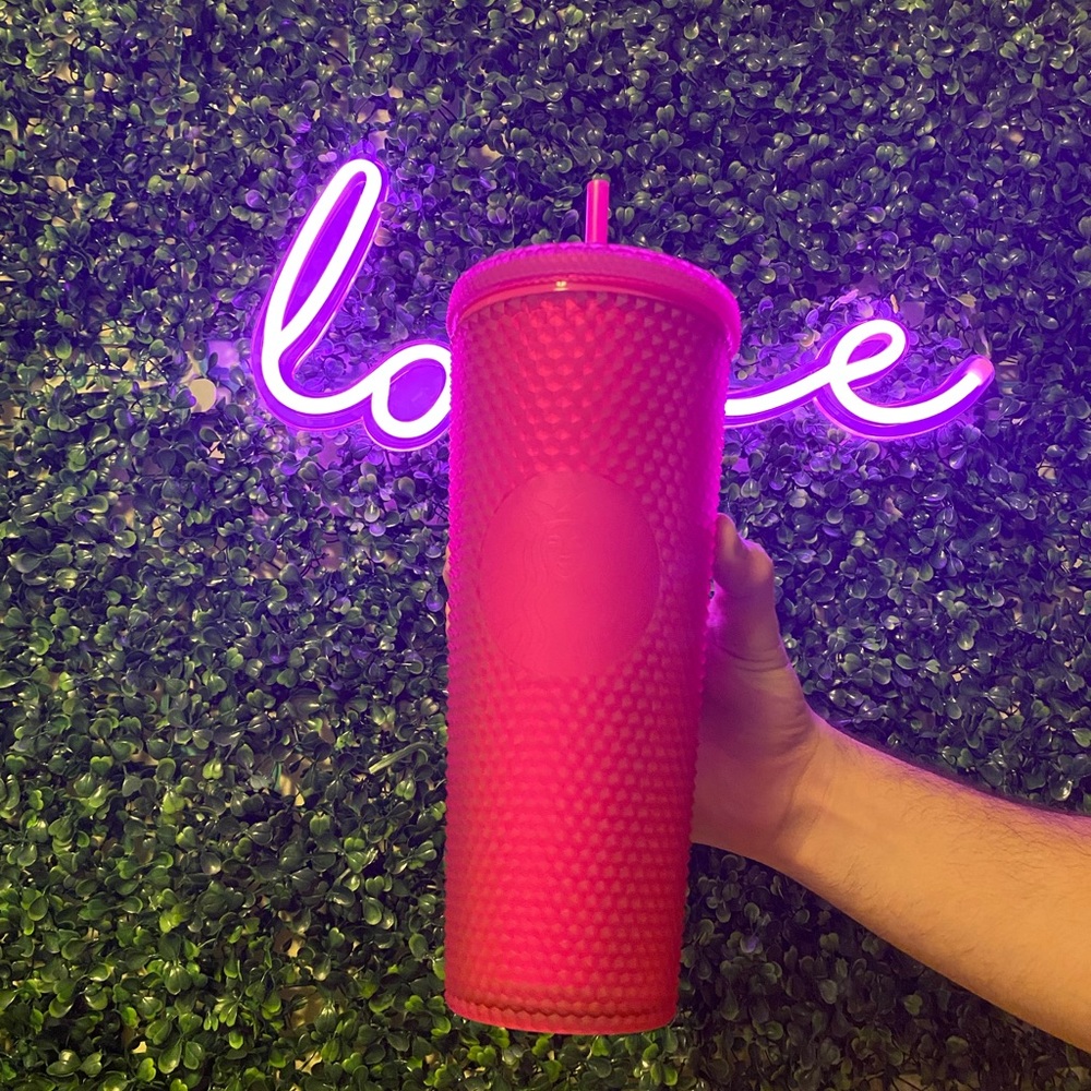 💓Starbucks pink studded tumbler cup. Fall 2021💓